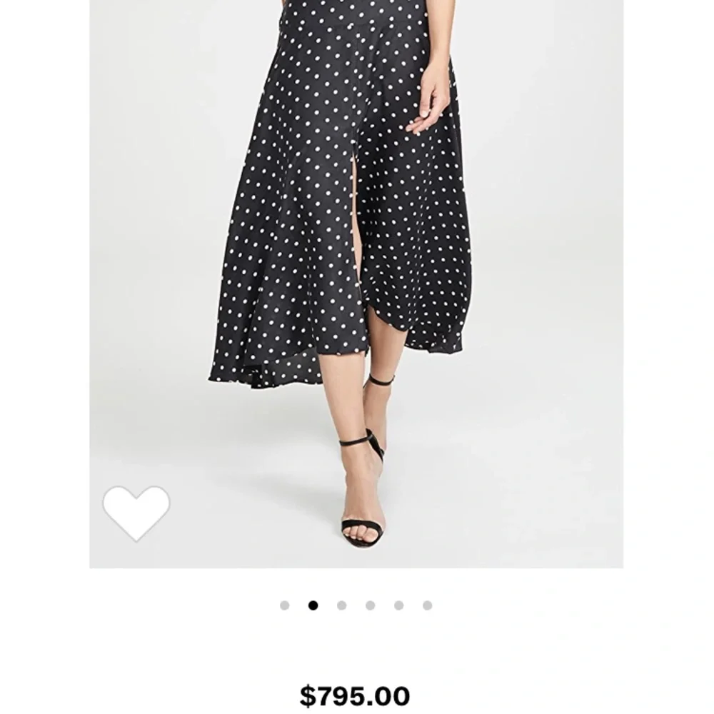 NWT TANYA TAYLOR Cassandra‎ Dress, Black Polka Dot - Picture 8 of 10